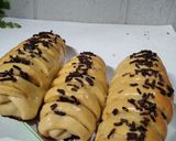 Foto langkah ke 4 dari resep *Roti isi Pisang Coklat versi dengan Minyak*.