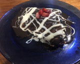 Foto del paso 5 de la receta: Crepas de chocolate amargo y fresa