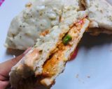 A picture of step 8 of Pizza sandwich.