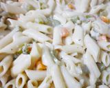 A picture of step 4 of Cheesy pasta.