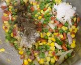 A picture of step 4 of Egg & Vegetable Fried Rice.