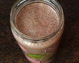 A picture of step 2 of Chocolate coconut smoothie 😋😋.