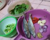 Foto langkah ke 1 dari resep Oseng ikan asin peda daun melinjo muda pete.