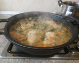 Foto del paso 6 de la receta: Potaje de garbanzos con pollo y espinaca