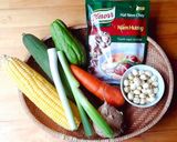 Hình bước làm 1 của món SOUP bắp-hạt sen