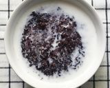 Foto langkah ke 3 dari resep Bubur Ketan Hitam Kuah Fiber Creme.
