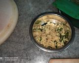A picture of step 3 of Punjabi Style Bhindi Masala.