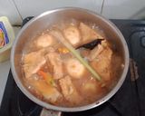Foto langkah ke 4 dari resep Semur Tahu Telur.