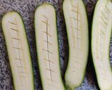 Foto del paso 1 de la receta Calabacines rellenos de verduras
