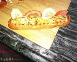 A picture of step 7 of Veg hot dog.