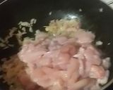 A picture of step 2 of Baked Chicken cheese pasta.