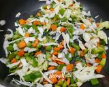 A picture of step 3 of Eight Treasure Veg Fried Rice.