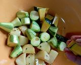 A picture of step 4 of Morich Jhol/ Thakurbarir Ranna/veg recipe.