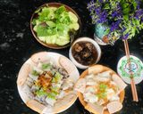 Hình bước làm 8 của món Bánh cuốn siêu tốc từ bánh đa nem với cách pha mắm chuẩn Hải Phòng