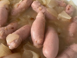 Salchichas al vino