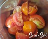 A picture of step 2 of Middle Eastern Salsa or Arabic spicy Tomato Dip.