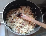 A picture of step 3 of Cashew nut Rice.