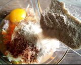 صورة لخطوة 4 من وصفة بيض🥚البانيه🍗بالخضار🥕للأطفال🧒والكبار🧕