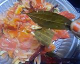 A picture of step 5 of Shahi paneer matar masala.
