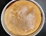 A picture of step 5 of Unsidedown apple Cake.