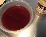 Une image de l'étape 1 de Sauce salade fruitée pêche, figue et cidre à la moutarde de Bourgogne.