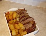 Foto del paso 5 de la receta: Colita de cuadril con papas al horno