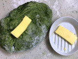 抹茶核桃白巧克力麵包
