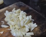 Foto langkah ke 2 dari resep Spaghetti Carbonara Topping Perkedel Cheddar.