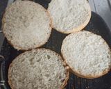 A picture of step 8 of Kala chaana tikki burger.