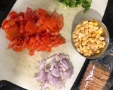 A picture of step 1 of Veg Canapes.
