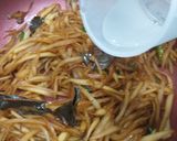 Gambar langkah 4 resipi Tumis Manis Betik Muda.