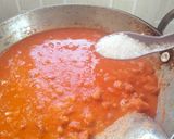 A picture of step 8 of Dhaba style Rajma masala kidney beans masala.