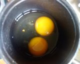 A picture of step 2 of Green Banana omelette.