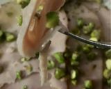 Foto del paso 6 de la receta: Cena fría de fiambre de pavo, con aguacate y pistachos !!