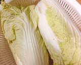 Hình bước làm 1 của món Kim chi cải thảo