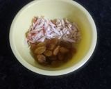 A picture of step 4 of Chikoo drink.