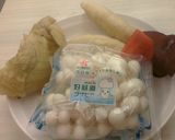 [好菇多多] 雪菇酸菜炒麵腸的食譜步驟1照片