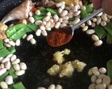 Foto del paso 18 de la receta: Paella valenciana de carne, albóndigas y verdura variada