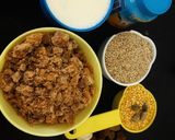 A picture of step 1 of Kodo Millet Sweet Pongal.