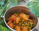உருளைக்கிழங்கு பட்டாணி மசாலா ரெசிபி ஸ்டேப் 3 புகைப்படம்
