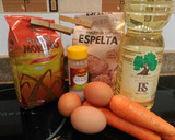 Foto del paso 1 de la receta: Bizcocho de zanahoria con harina de espelta