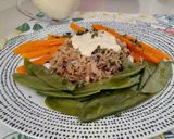 Foto del paso 5 de la receta: Tirabeques salteados con arroz  y salsa de yogur al curry