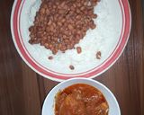 A picture of step 3 of White rice and beans.