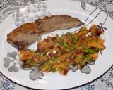 Foto del paso 7 de la receta: Puré rústico con echalote, arvejas y cantimpalo
