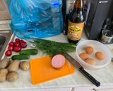 Une image de l'étape 1 de Soupe glacée au kvass.