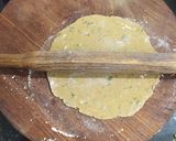 A picture of step 4 of Methi Bajara (Pearl Millet) paratha.