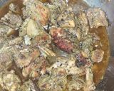 A picture of step 4 of Afghani chicken curry.