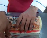 Foto langkah ke 13 dari resep Batik Roll Cake Kukus.