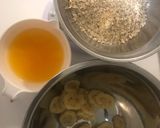 Hình bước làm 1 của món Bánh yến mạch chuối cam
