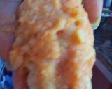 A picture of step 4 of Soya chaap.